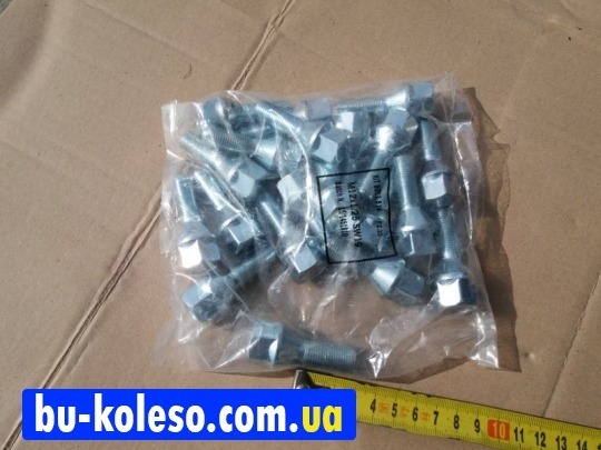 Болты крепления дисков  М12х1,25х30 конус