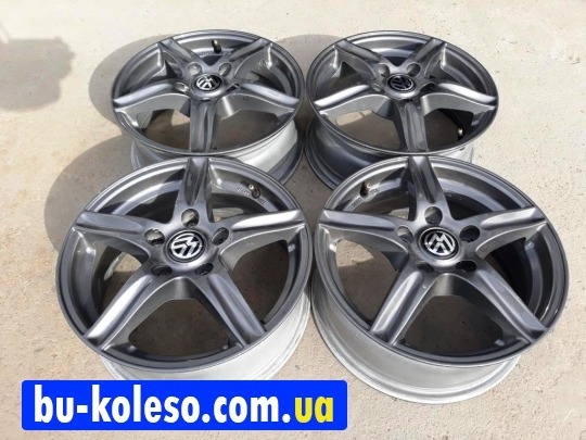 Диски бу титаны R15 5x112 Vw Caddy Touran Golf 