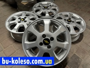 Диски R15 4x100 6J ET49 Chevrolet Aveo Kalos Lanos Nexia 