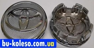 Колпачки дисков Toyota 57/52 мм заглушки дисков