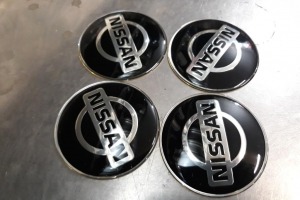 Наклейки эмблемы дисков Nissan 56 мм