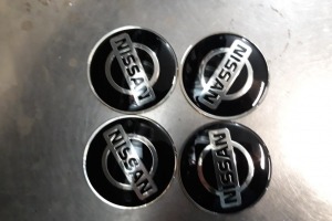 Наклейки эмблемы дисков Nissan 65 мм