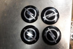 Наклейка эмблема дисков логотип Opel 56 мм